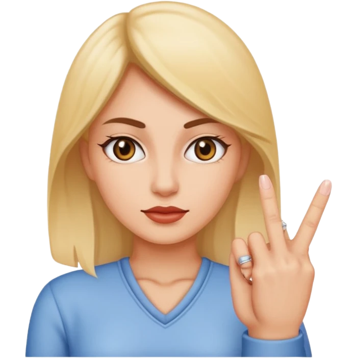 woman sticking up the middle finger  emoji