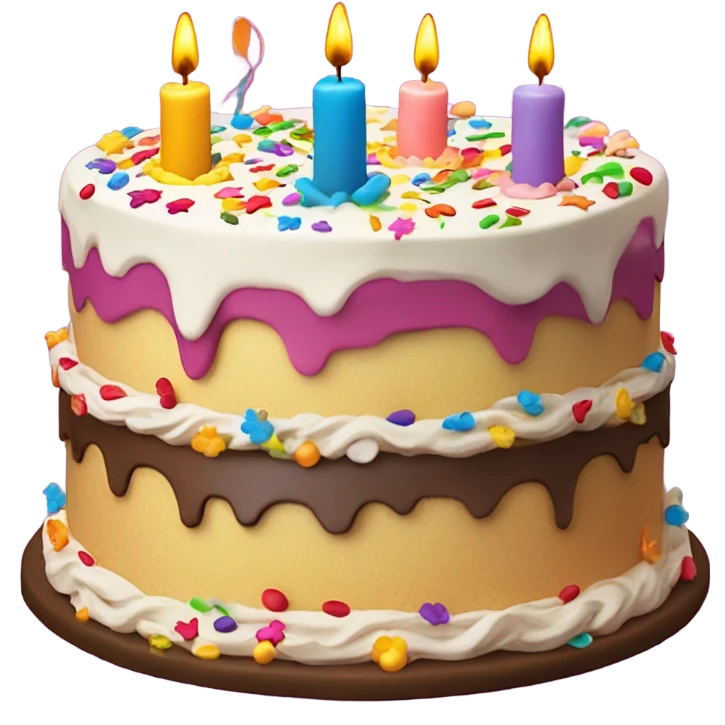 birthday cake emoji