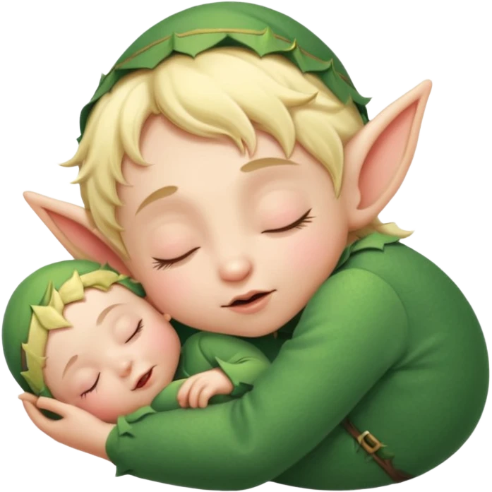 Baby elf sleepy emoji