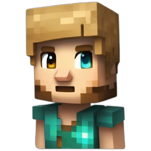 Minecraft Hypixel Steve emoji