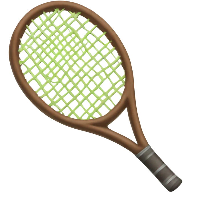 Brown Tennis racket emoji