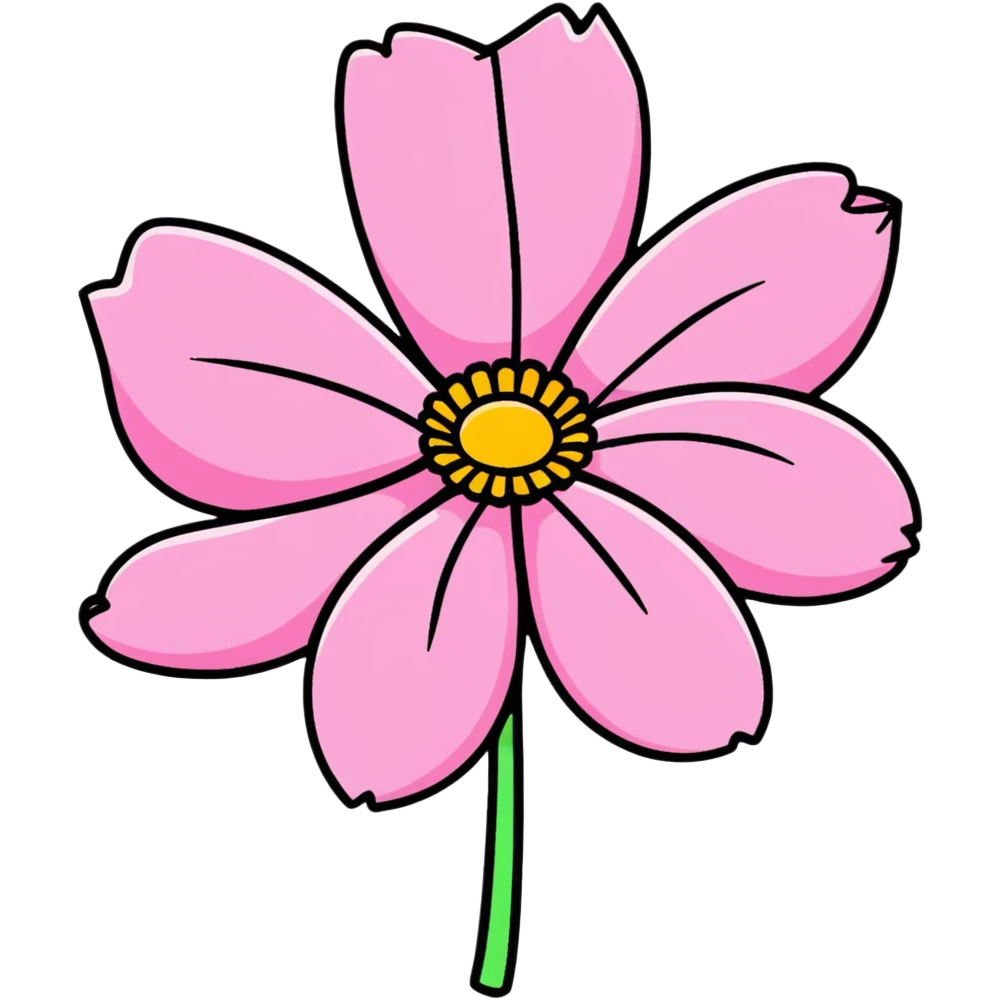 pink flower emoji
