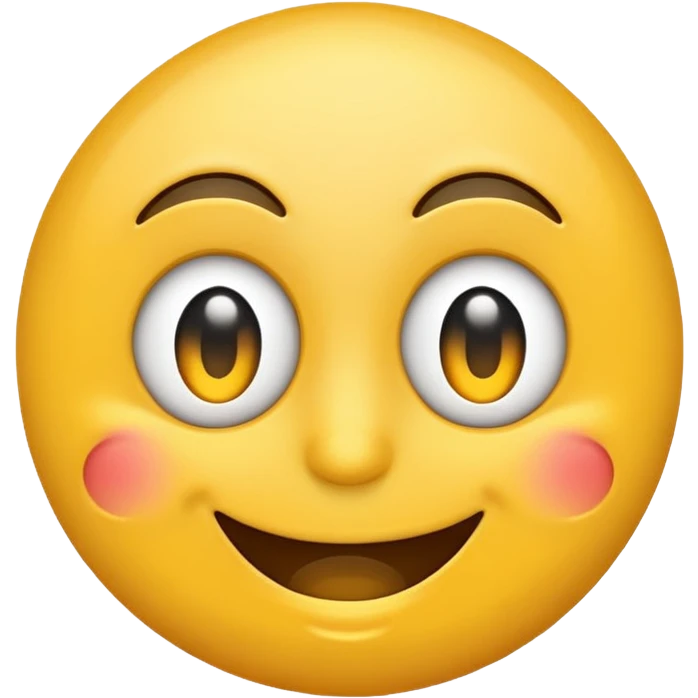 smiling rmoji with ticking eye emoji