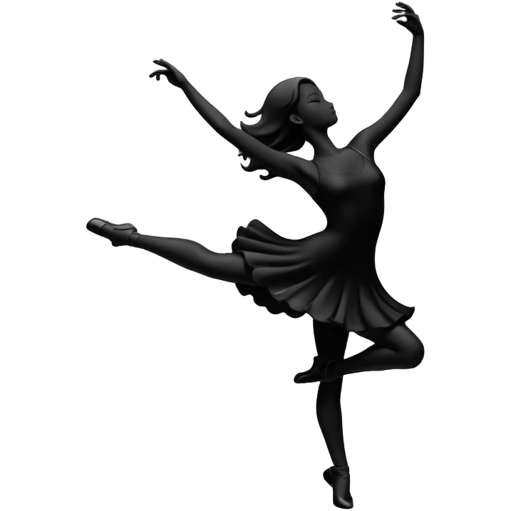 Dancing silhouette  emoji