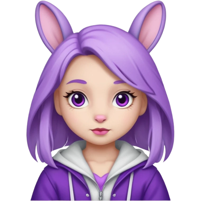 jax bunny  ios 16 very cute slay violet  emoji