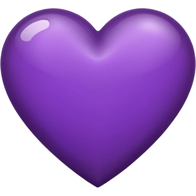 Dark purple herat emoji