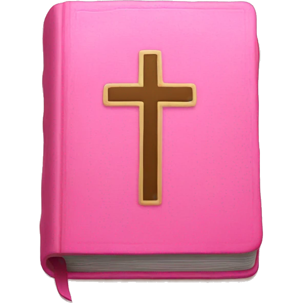 Pink bible  emoji