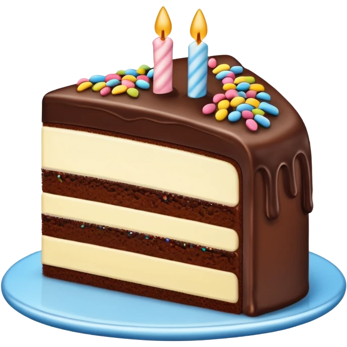 a slice of cake emoji