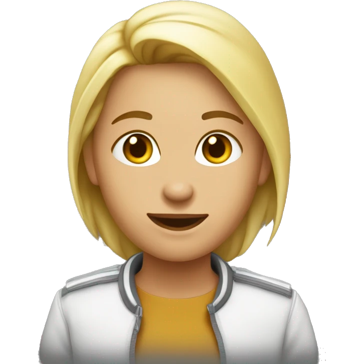 Девушка со светлой кожей и рыжими волосами emoji