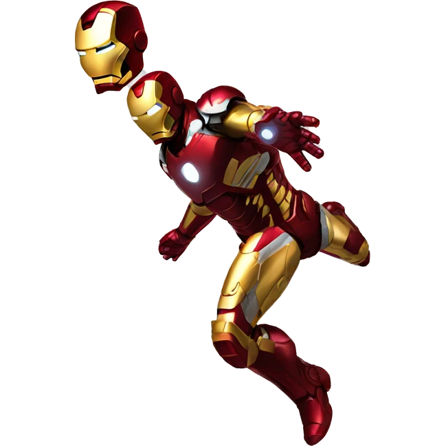 iron man falling down emoji