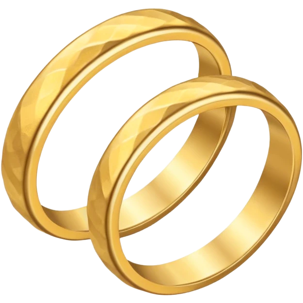 Create a double ring emoji which shows date fixed emoji