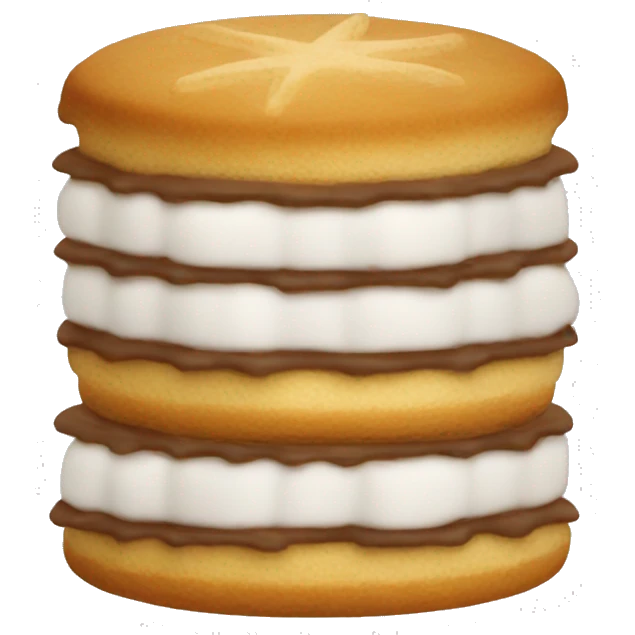 Alfajor de maizena emoji