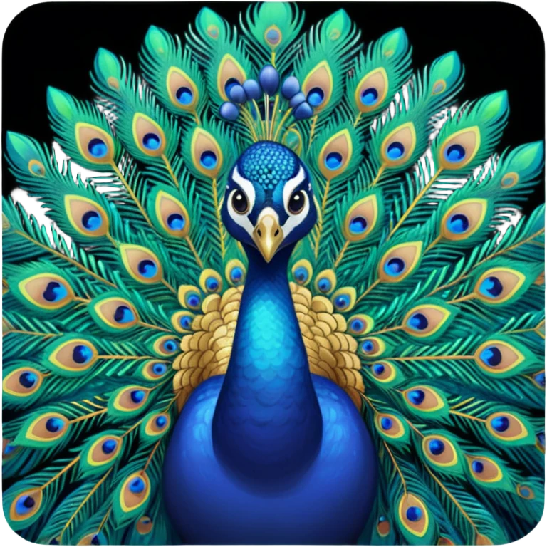 Peacock emoji