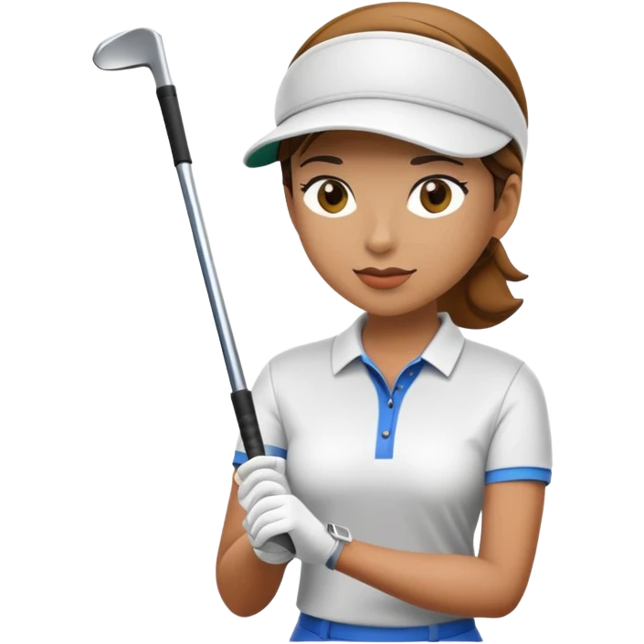Golf lady emoji
