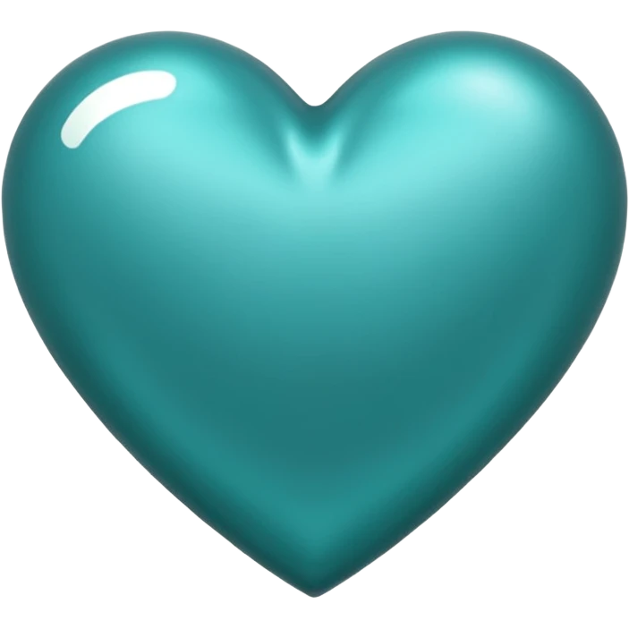 teal heart emoji