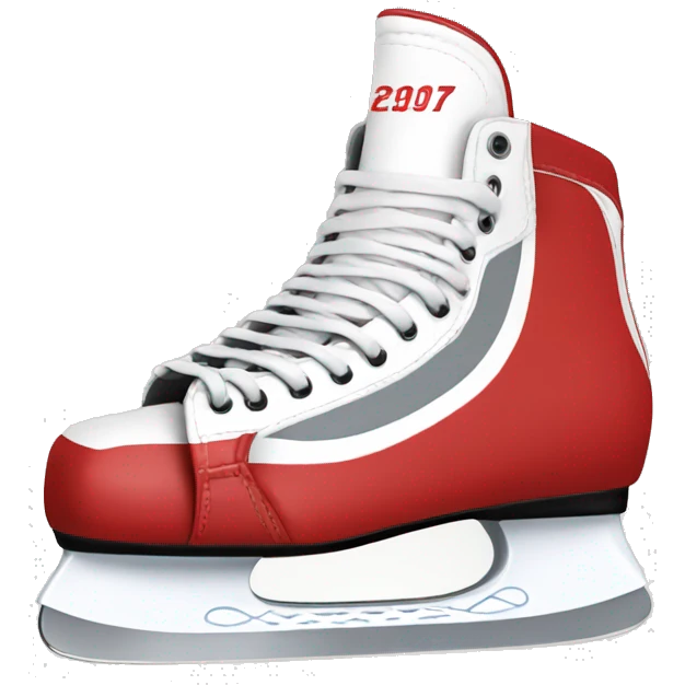 Hockey Skate red emoji