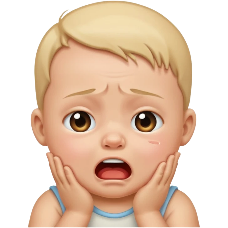Loud baby emoji