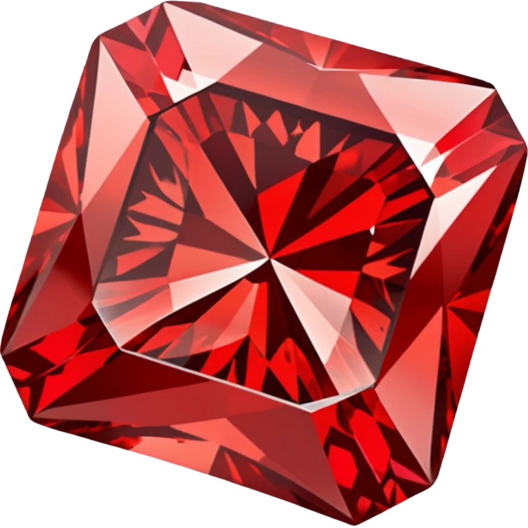 Red diamond with "RED" written on its front emoji