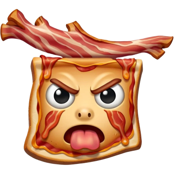 Angry bacon
 emoji