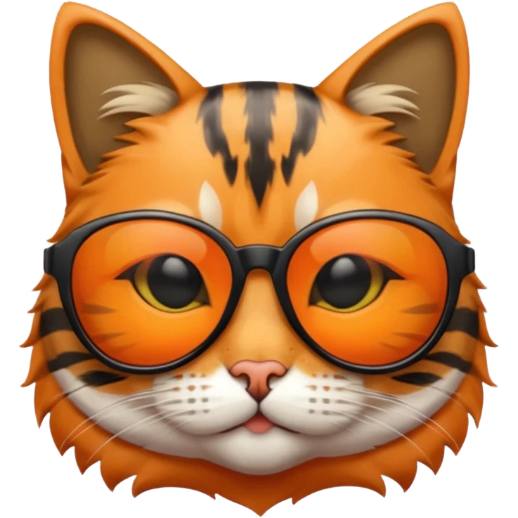 Cat wearing sunglasses emoji