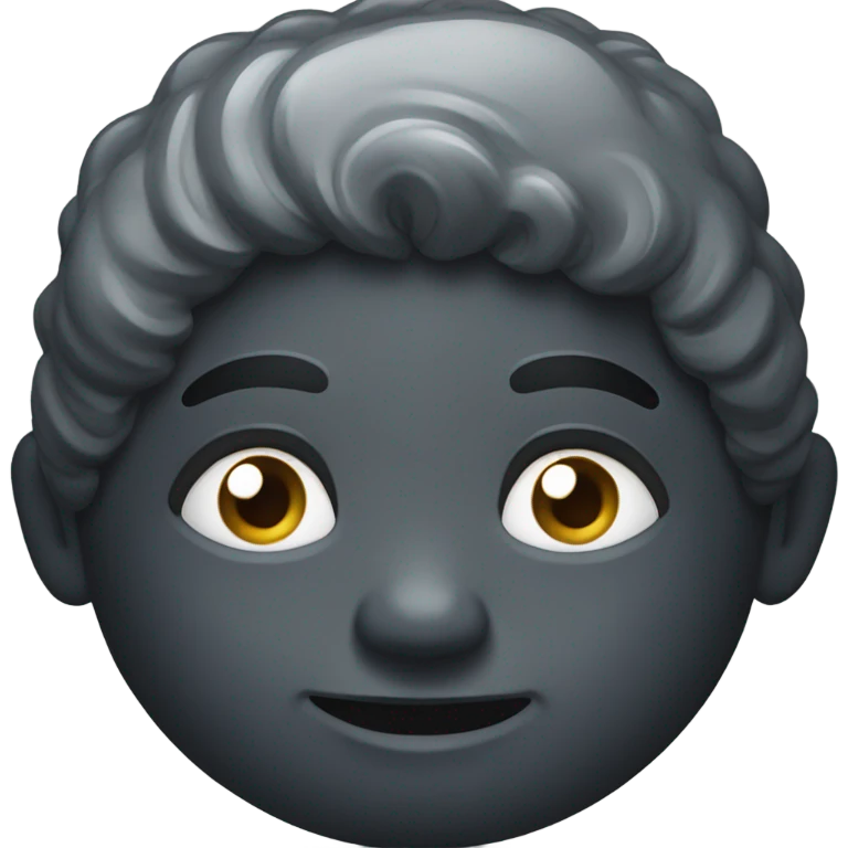 black marble emoji