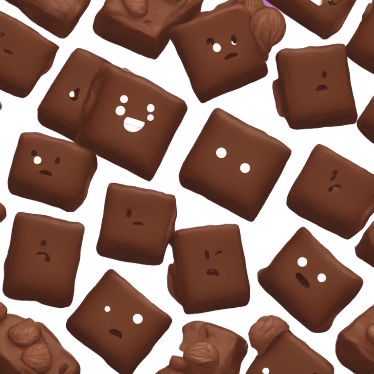Brownie chocolate  emoji