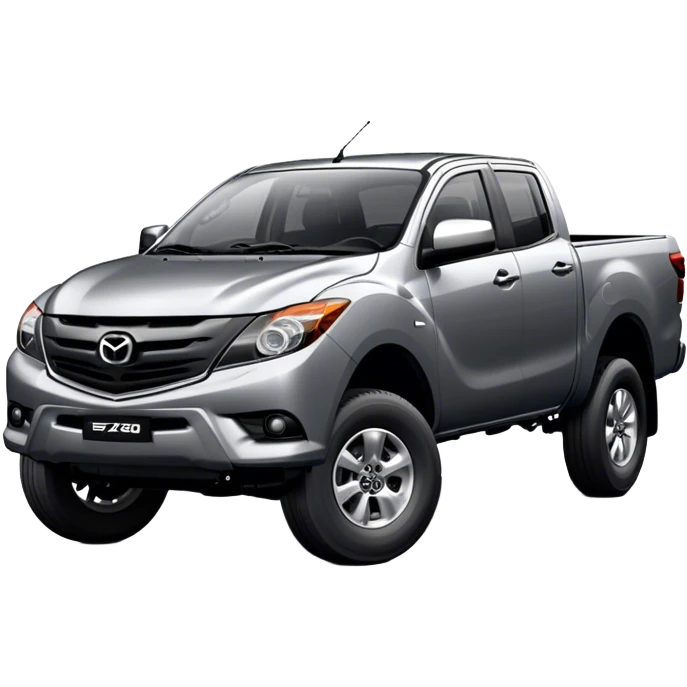 Mazda BT-50 - Mazda (Model Year: 2022) (Iconic colour: Dark Silver) emoji
