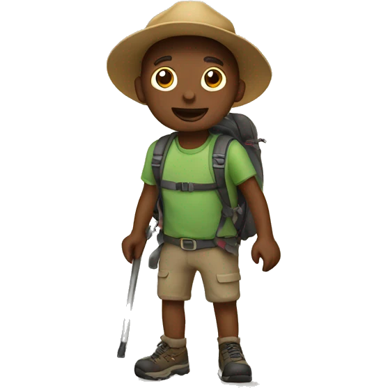 Hiking  emoji