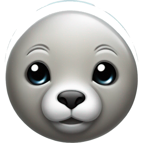Seal with halo on its head emoji