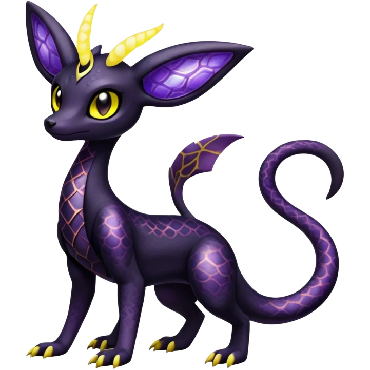 Salazzle-Umbreon-Fakémon-hybrid-creature (full body)  emoji