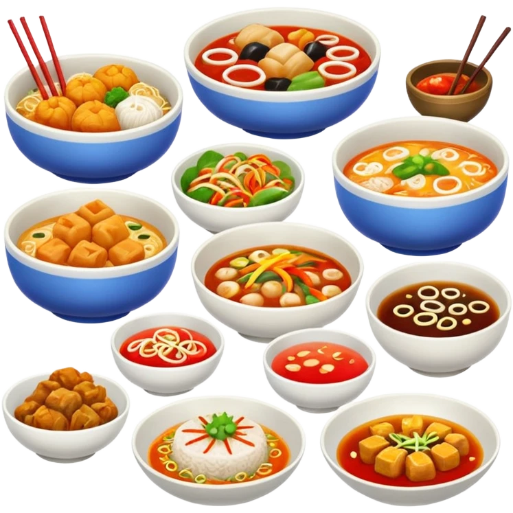 Asian food emoji