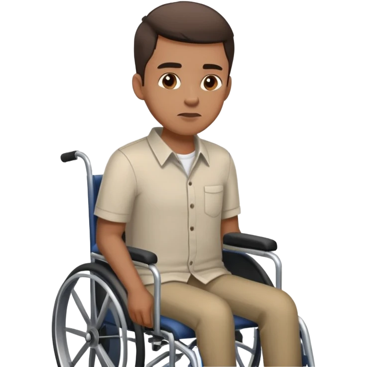 man in wheel chair emoji