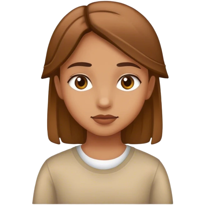 Girl saying hdf emoji