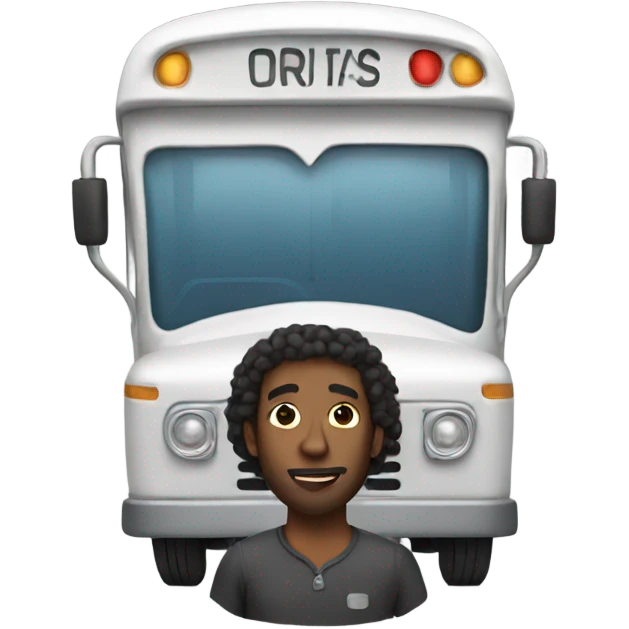 Guy living on the bus  emoji