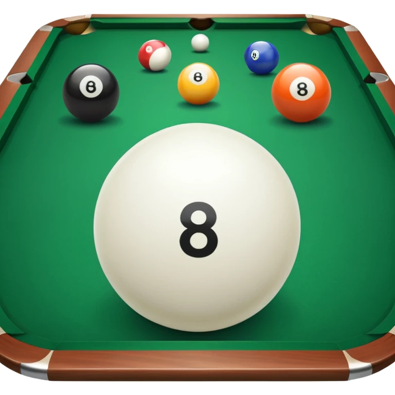 billiard, pool emoji