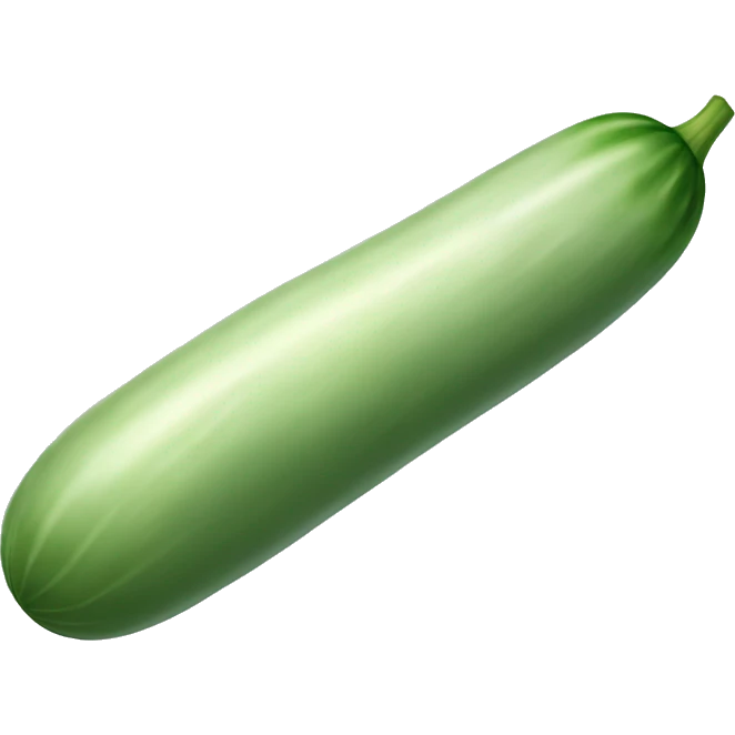 long pale cucumber emoji