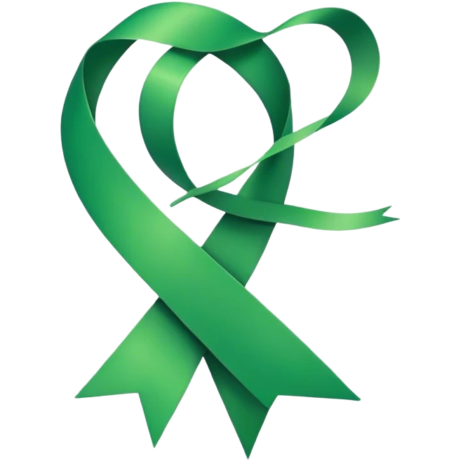 Green ribbon emoji