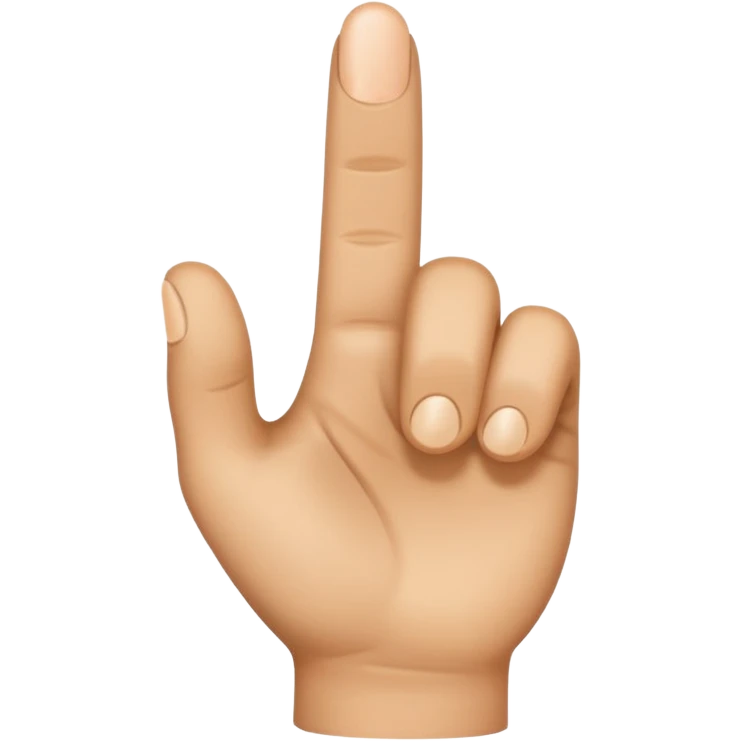 create me an emoji that is a finger pointing to watch the front of the screen so pointing at me point it strate at me emoji