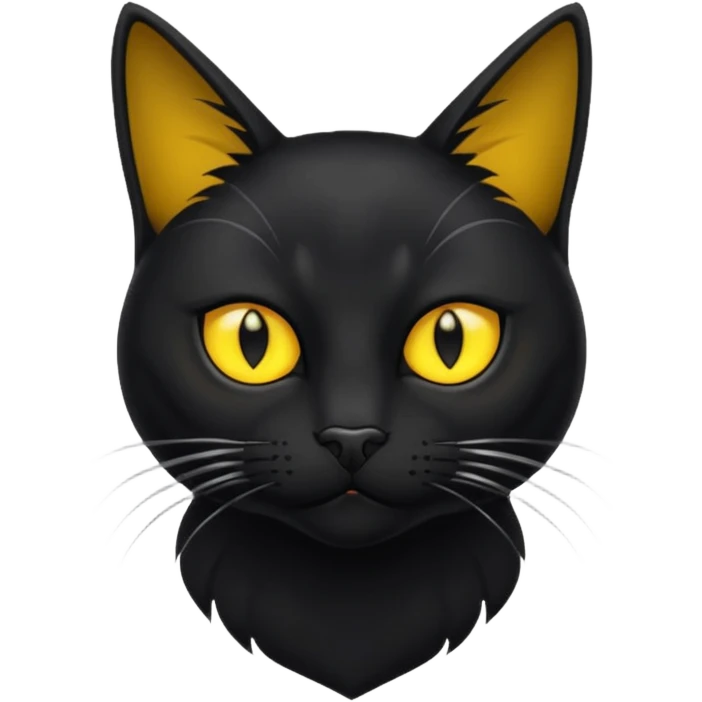 Gentleman blackcat emoji