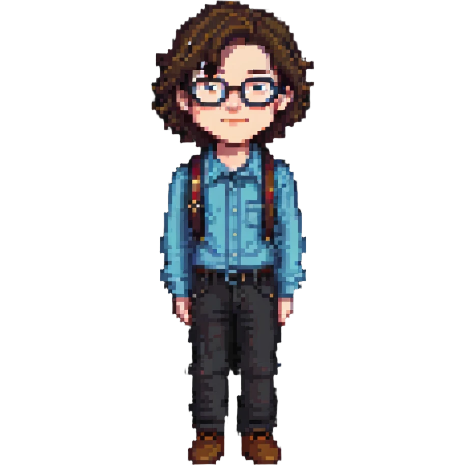 tall brunette hot nerdy boy emoji