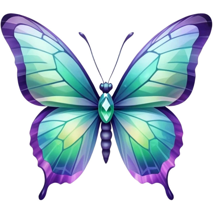 Fluorite butterfly emoji