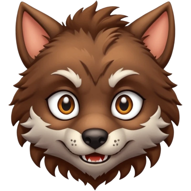 Cute werewolf ￼ emoji