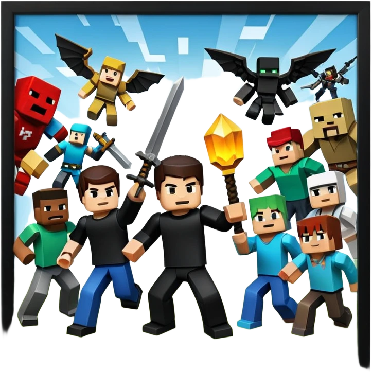 Roblox vs Minecraft  emoji