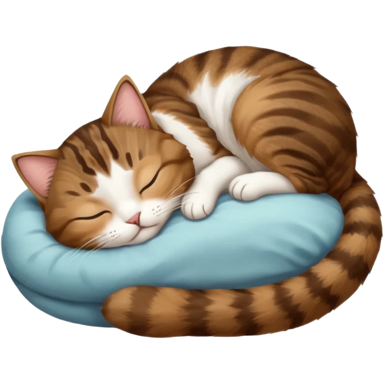 dark brown tabby and white cat sleeping in funny positions upside down emoji