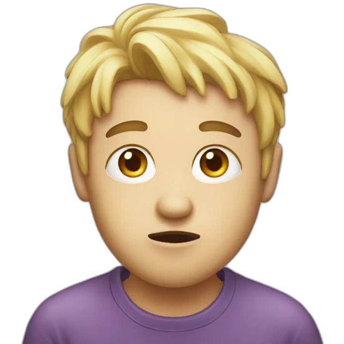 Face people doing suck a candy emoji