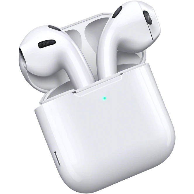 floating EarPods emoji