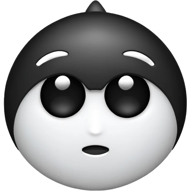 riesgo biológico color negro con blanco emoji