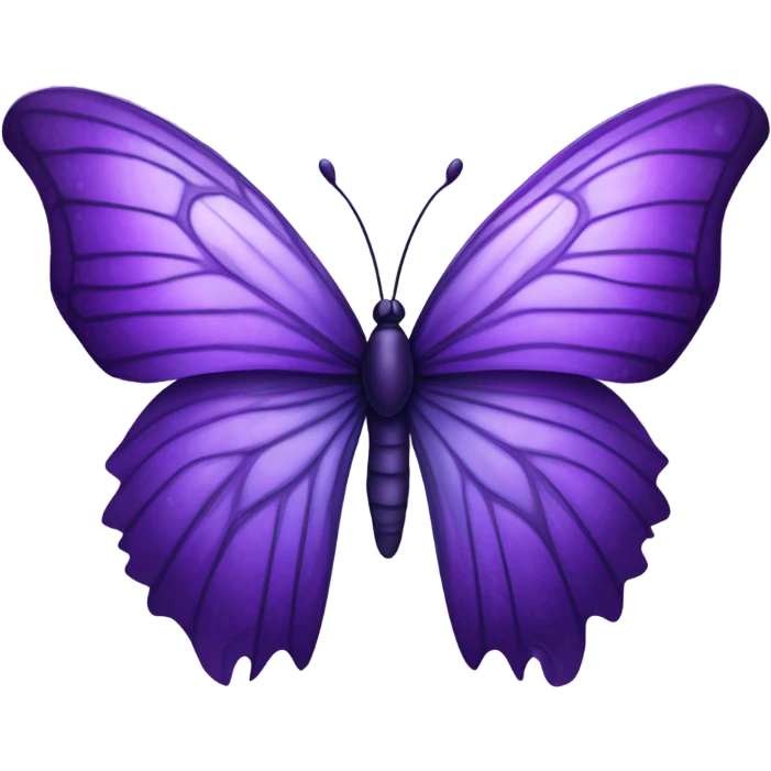 purple butterfly  emoji