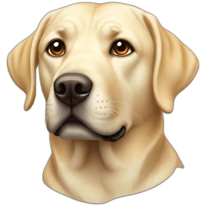 cool labrador emoji