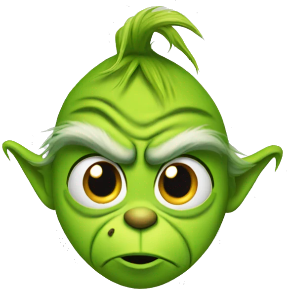 Grinch Christmas emoji emoji